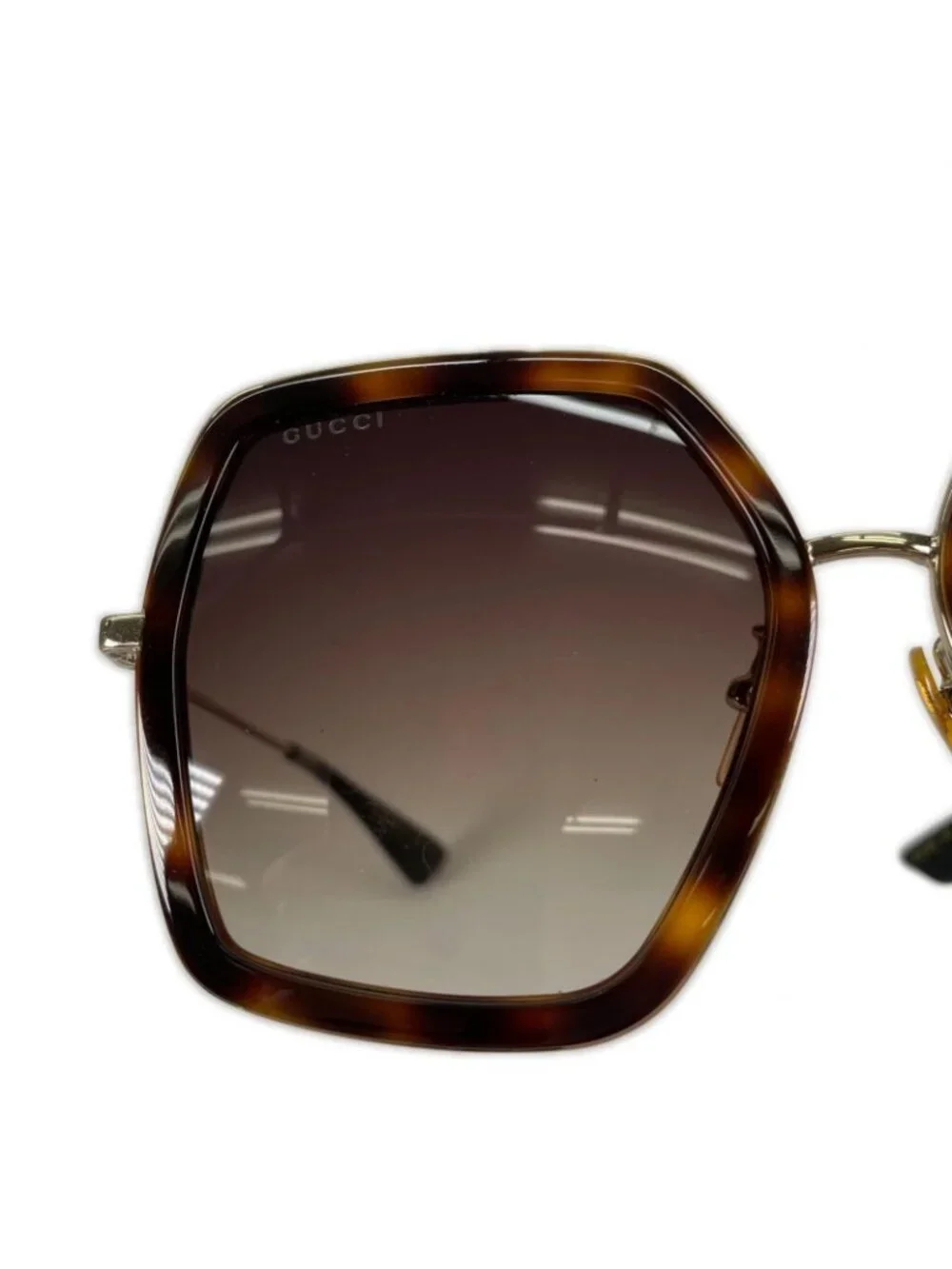 Gucci Sunglasses Metal Brown 56 Eyewear